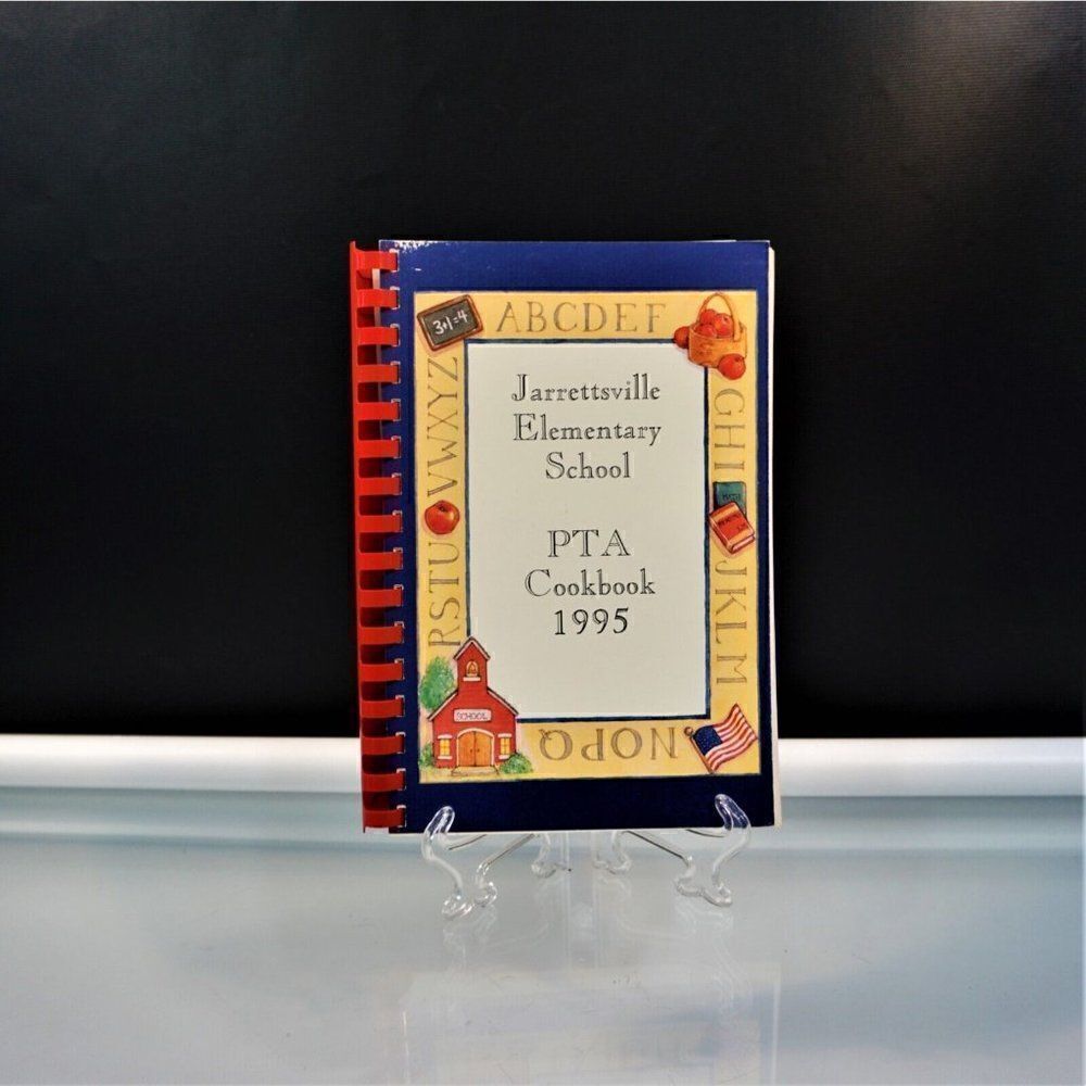Vintage 1995 PTA Cookbook Jarrettsville Elementary School The Best Is Possible
